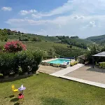 Slow Barbara - Wine Estate With Private Pool, Air Conditioning And Panoramic Views On Castle And Vineyards