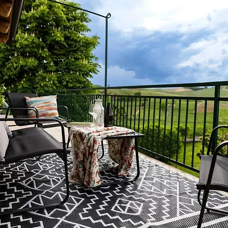 Barbara - Slow Wine Estate With Private Pool, Air Conditioning And Panoramic Views On Wineyards Canale