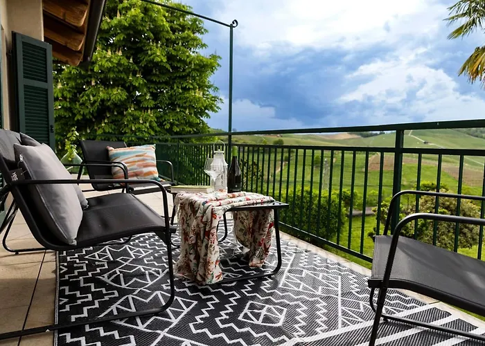 Barbara - Slow Wine Estate With Private Pool, Air Conditioning And Panoramic Views On Wineyards Canale