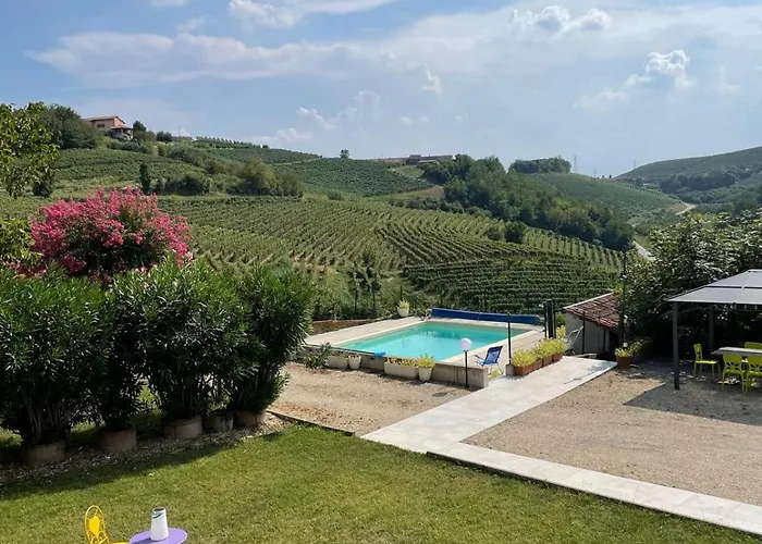 Barbara - Slow Wine Estate With Private Pool, Air Conditioning And Panoramic Views On Wineyards