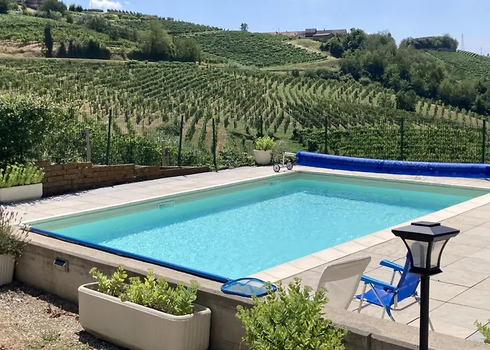 Barbara - Slow Wine Estate With Private Pool, Air Conditioning And Panoramic Views On Wineyards Villa *