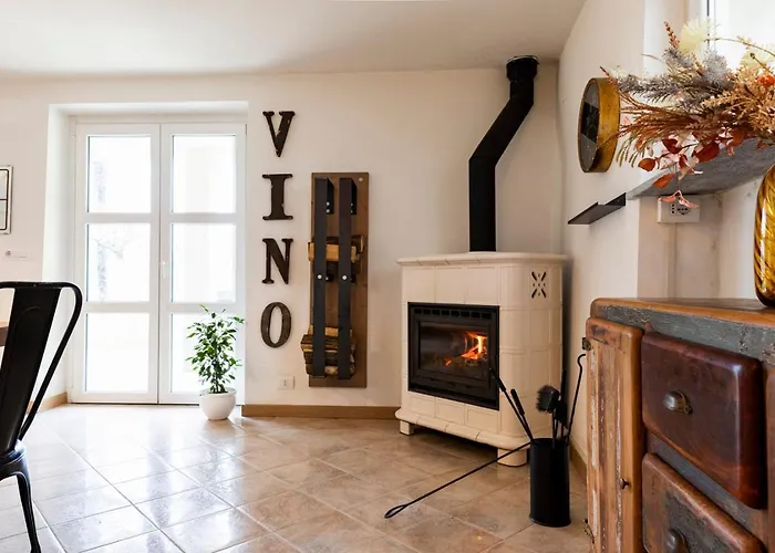 Barbara - Slow Wine Estate With Private Pool, Air Conditioning And Panoramic Views On Wineyards Villa