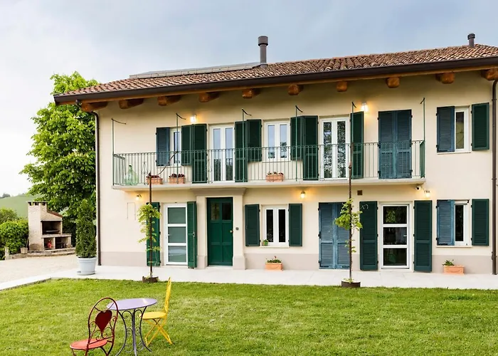 Barbara - Slow Wine Estate With Private Pool, Air Conditioning And Panoramic Views On Wineyards Villa Canale